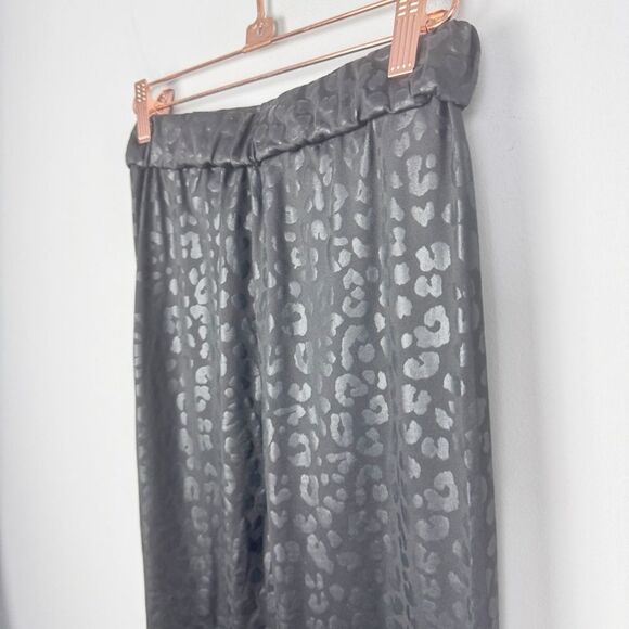 SHEIN | All Black Animal Print Leopard Leggings Women’s Size Small - Picture 2 of 8